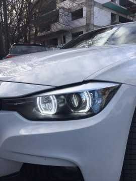 Pachet Far Retrofit BMW F30 Lupe Bixenon+Kit Xenon +Angel Eyes LED