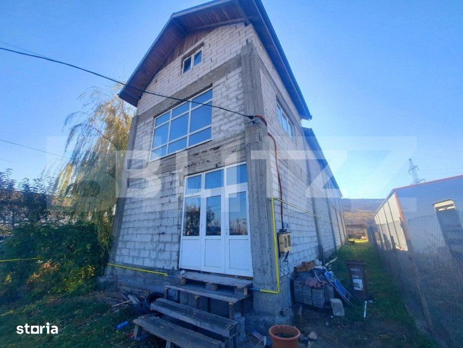 Cladire, 460 mp utili, 600 mp teren, utilitati, Iasi-Tomesti