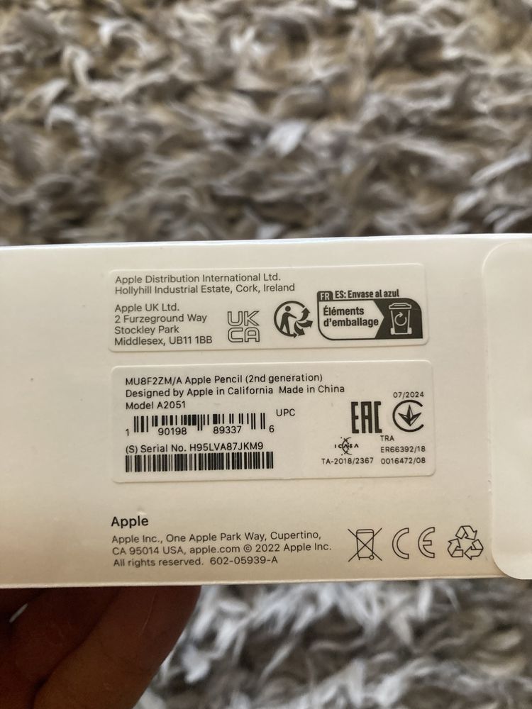 Apple pencil 2 sigilat