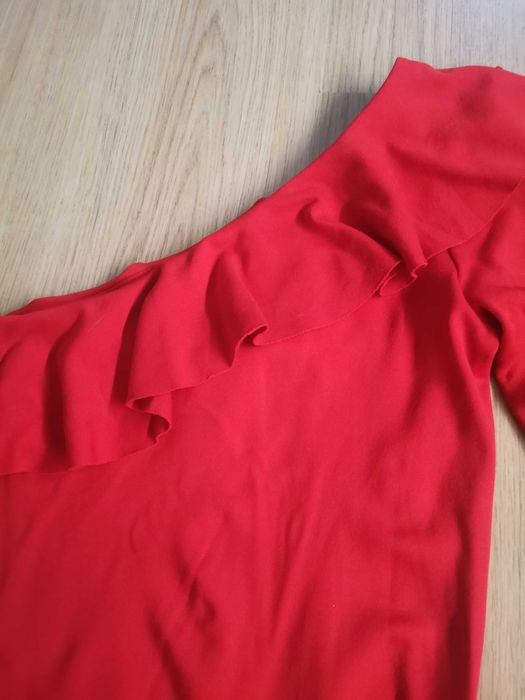 H&m нова червена рокля ХС