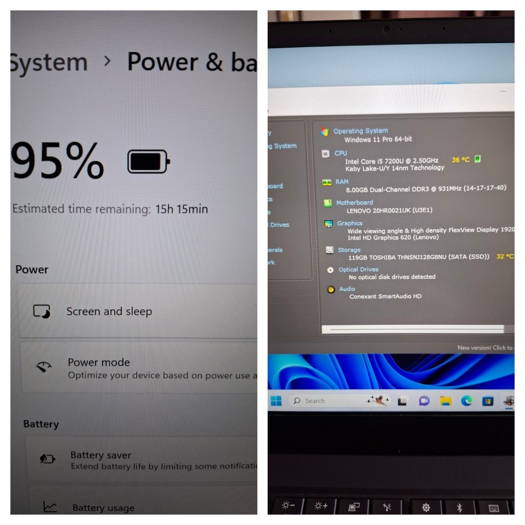 Laptop Lenovo Thinkpad X1 Carbon i5 gen.7 SSD model Slim