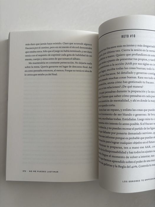 Книга на Дейвид Гогинс на испански език “No me puedes lastimar”