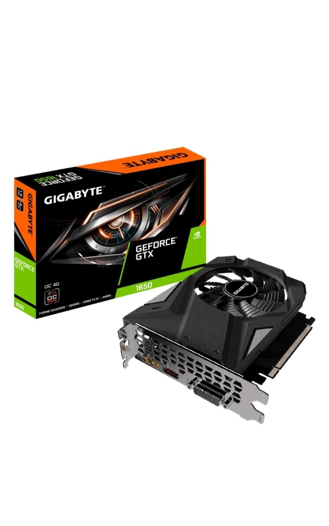 Видеокарта GIGABYTE GeForce GTX 1650 GV-N1656OC-4GD