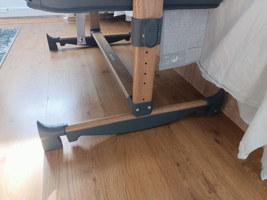 Patut co-sleeper portabil 3 in 1 Lionelo Leonie, reglabil pe înălțime