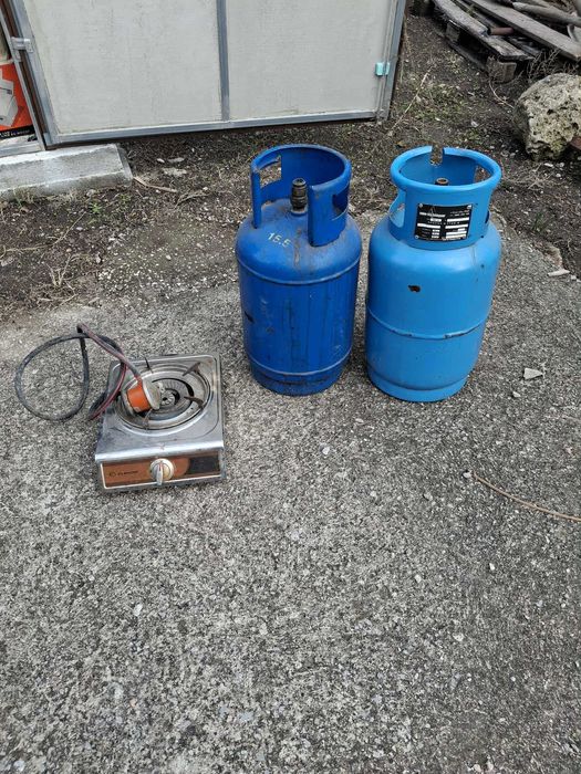 Газови бутилки и котлон