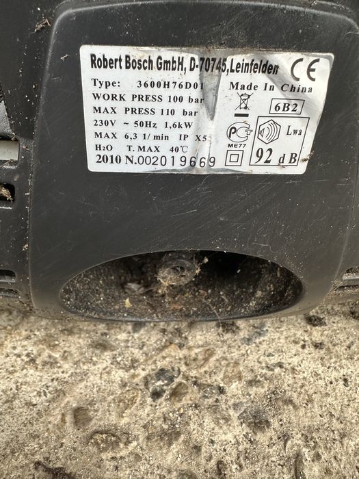 Aparat de spalat cu presiune bosch