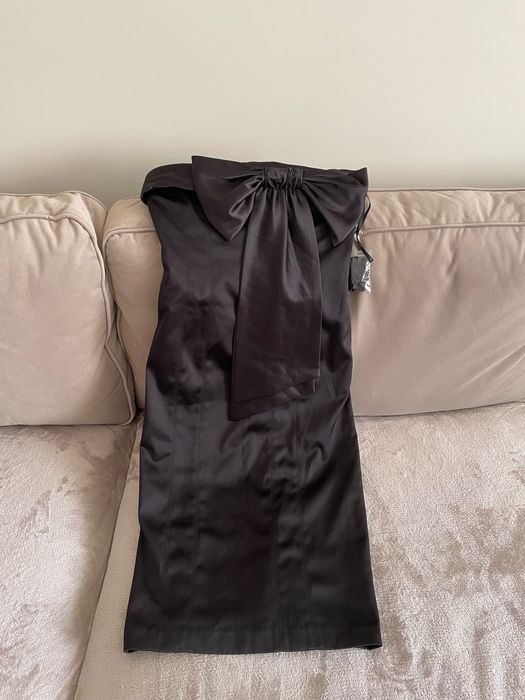 Дамска сатенена  рокля