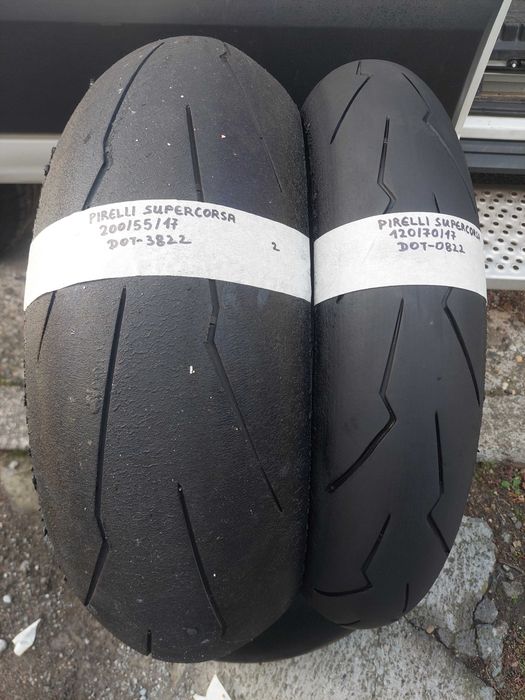 Гуми за мотор полуслик,pirelli supercorsa,metzeler,