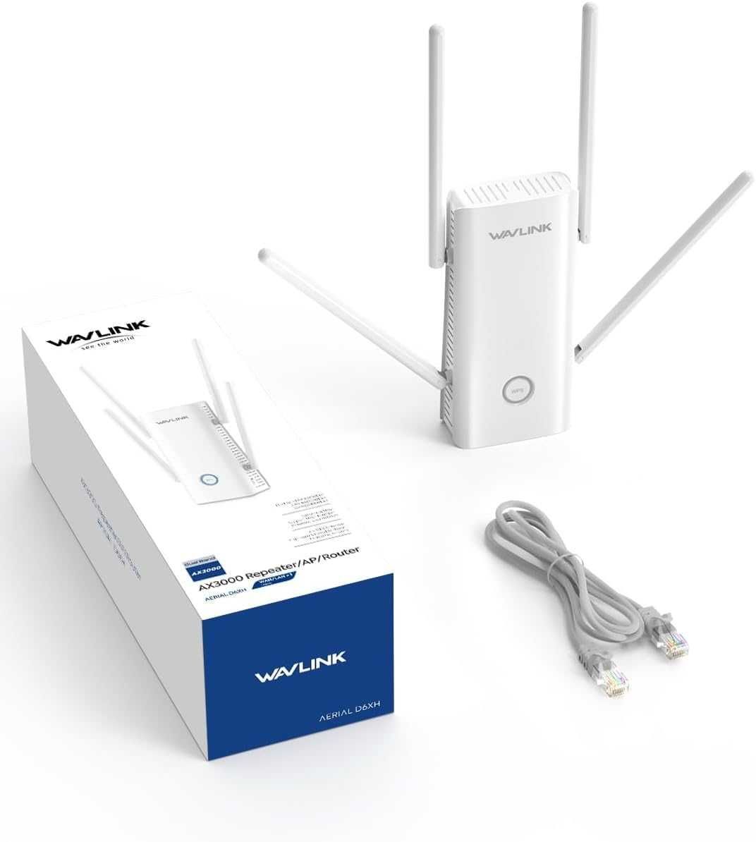 WAVLINK Extender  Интернет разширител, WiFi усилвател с 5 антени