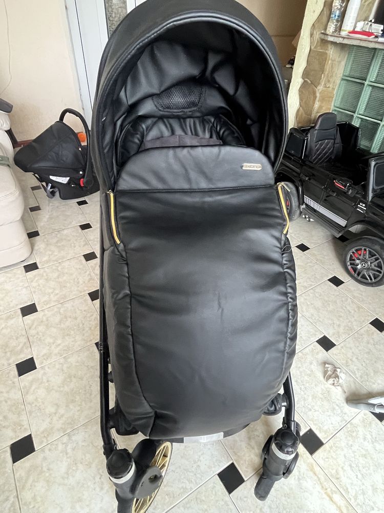Бебешка количка 3 в 1 Tutek DIAMOS Limited Black/Gold
