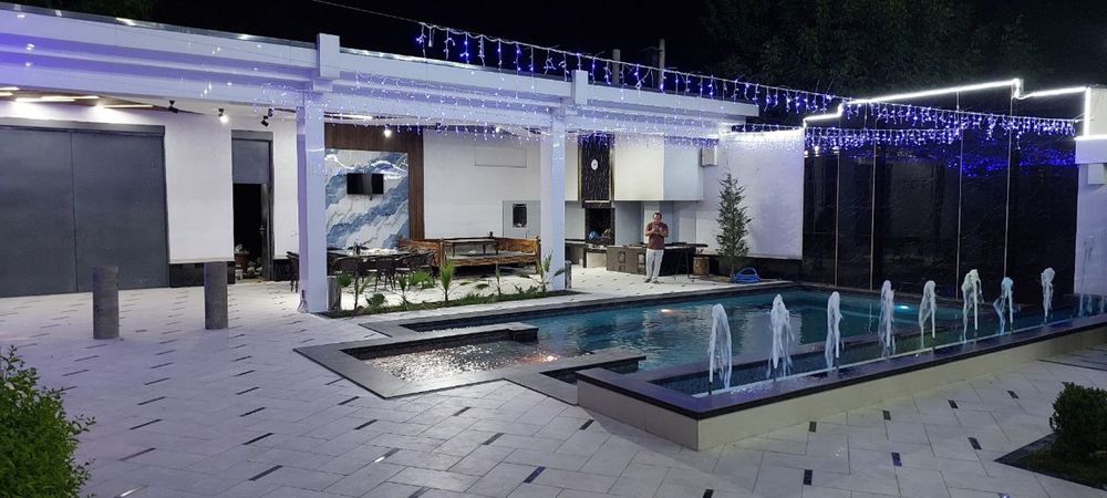 Dacha hi-tech villa oilaviy bochka