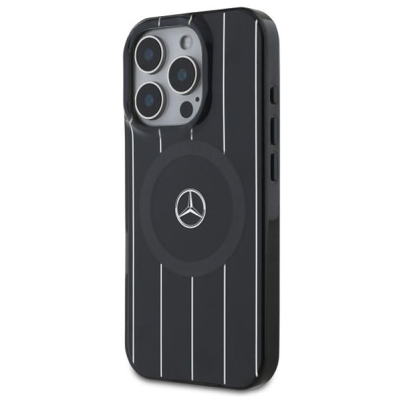Mercedes hardcase double layer crossed lines magsafe – iphone 16 pro (