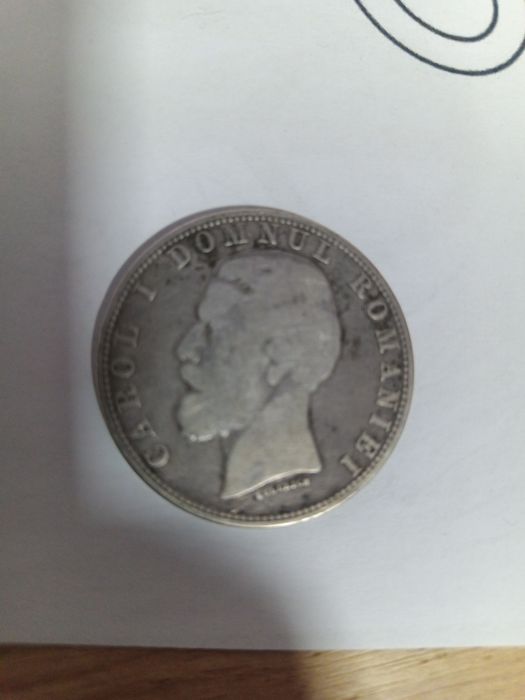 Moneda argint Carol 1 din 1880