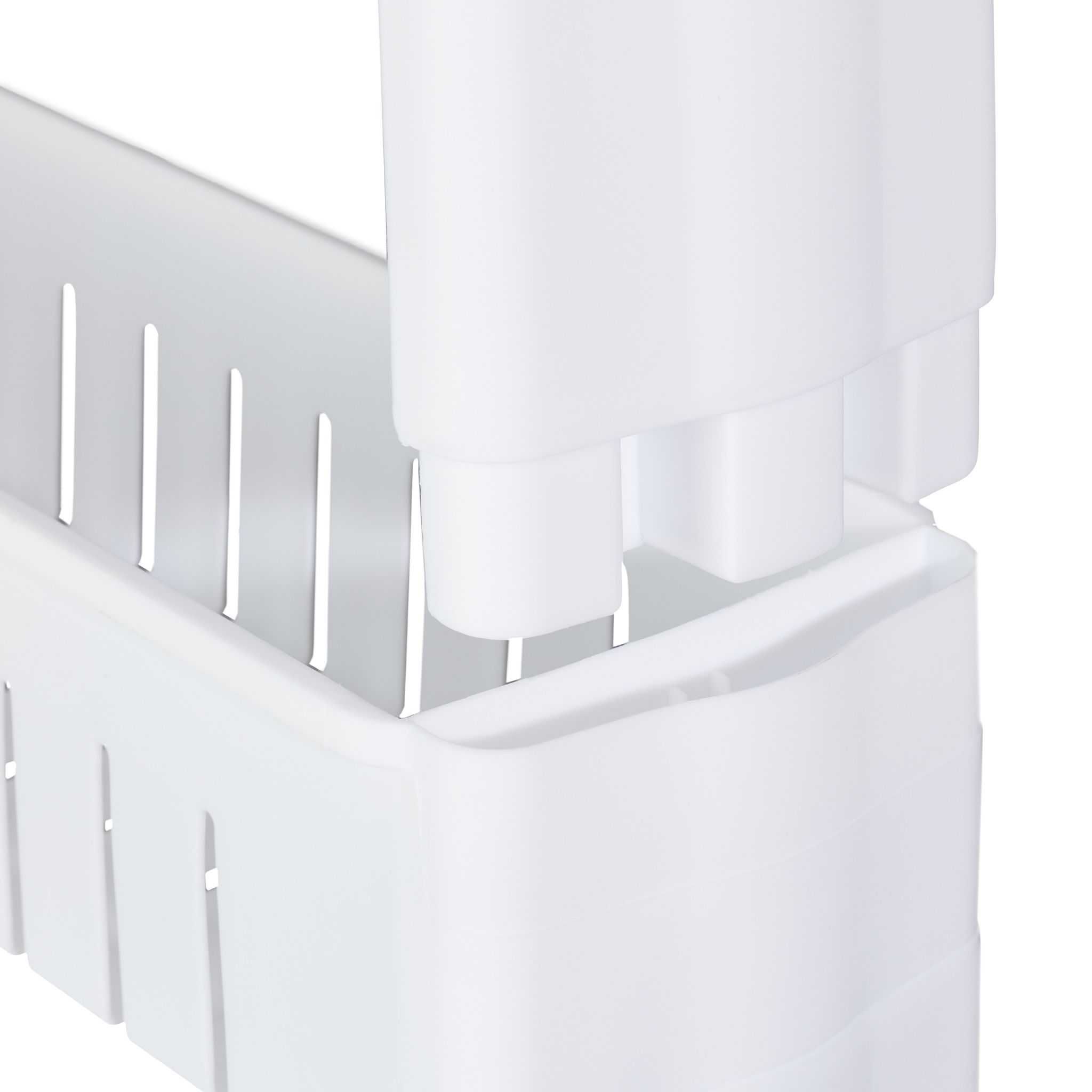 Etajera ingusta cu 3 rafturi si roti organizator mobil 71x12.5x54 cm