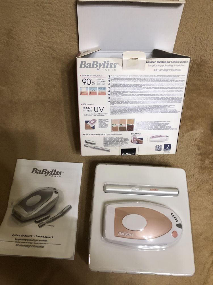 Aparat de epilat  marca uv  BaByliss