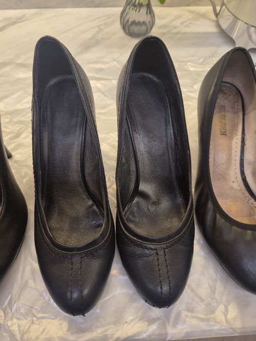 Кожаные туфли фирменные бу