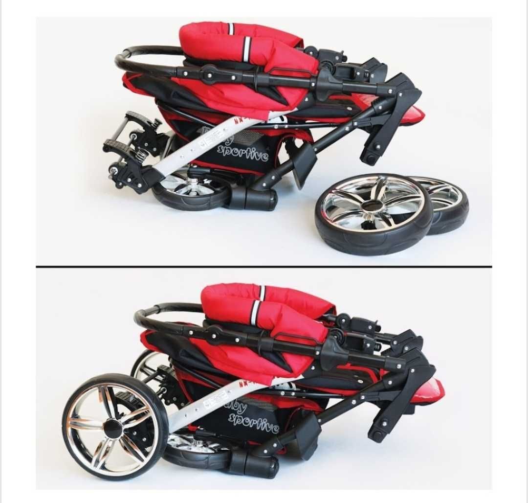 Carucior sport 3 in 1 roti pivotante