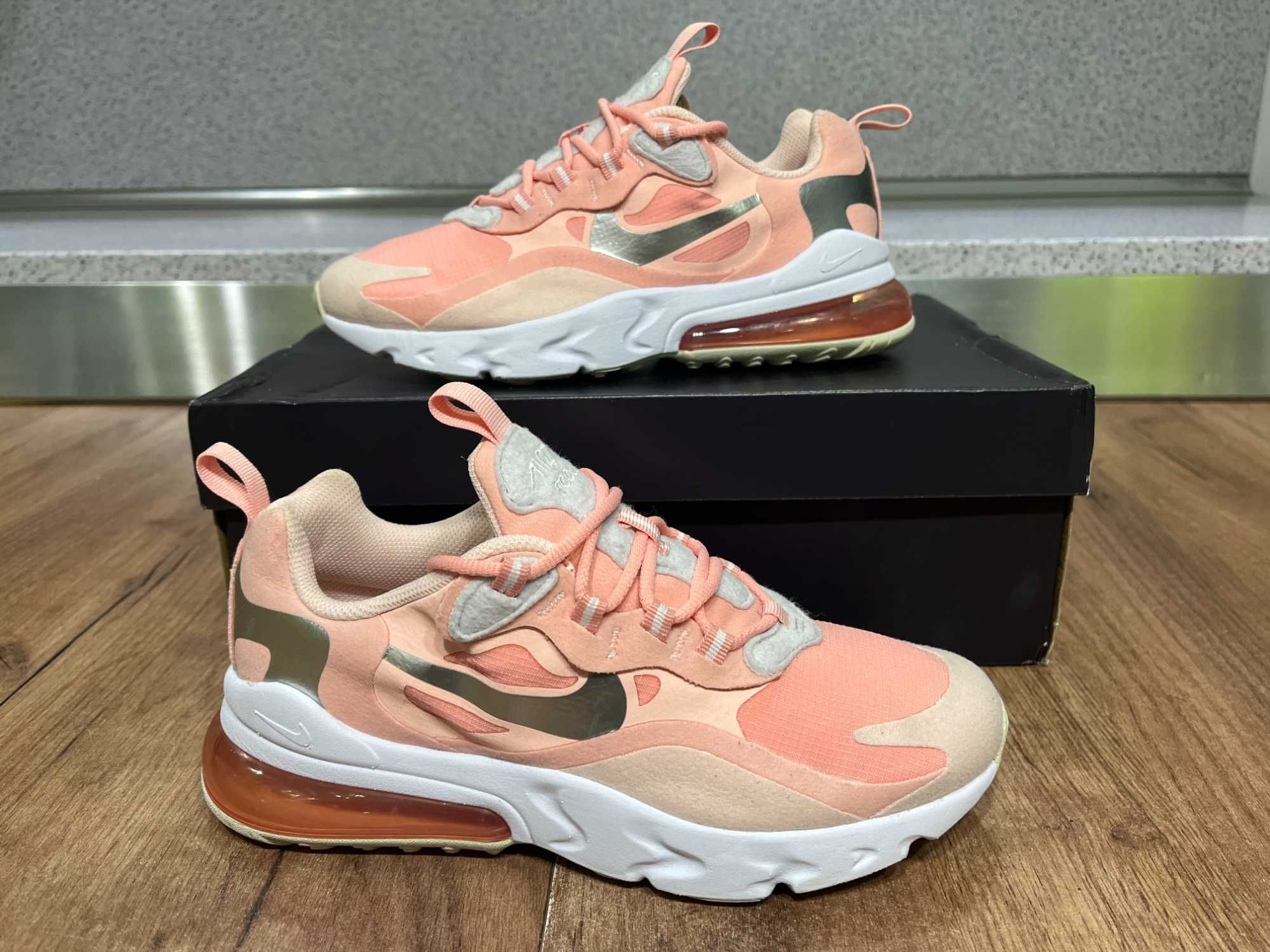 ОРИГИНАЛНИ *** Nike Air Max 270 React GG Coral Pink Silver