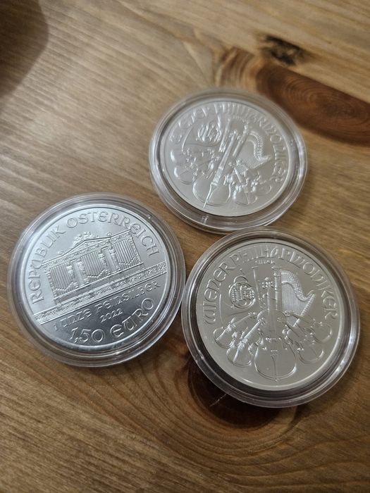 Сребърни инвестиционни монети .999 1oz Виенска филхармония