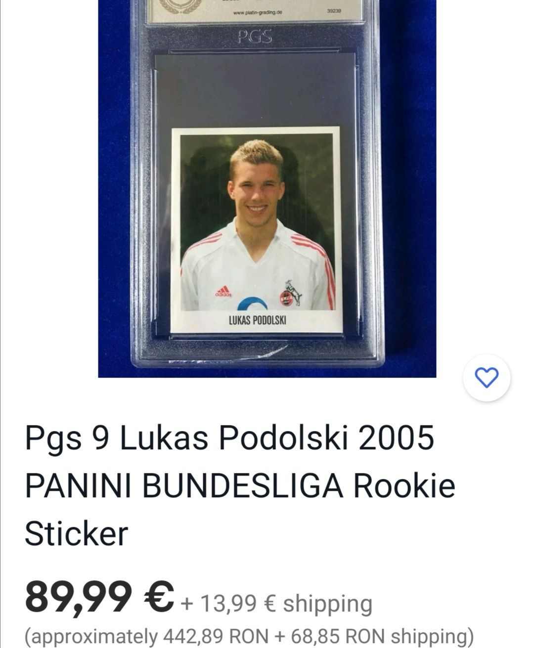 Panini album gol și set complet nelipit 2005 Bundesliga 06 Rookie
