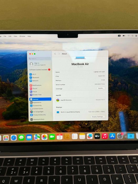 Лаптоп MacBook M2 2022 8gb — миниатюра 3