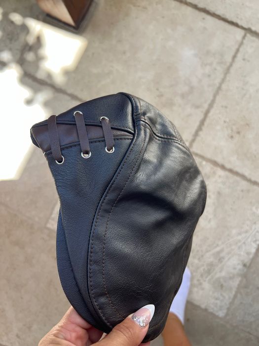 Мъжка шапка кожена