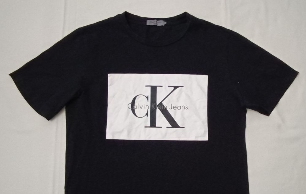 Calvin Klein Jeans Logo Tee оригинална тениска M памучна фланелка