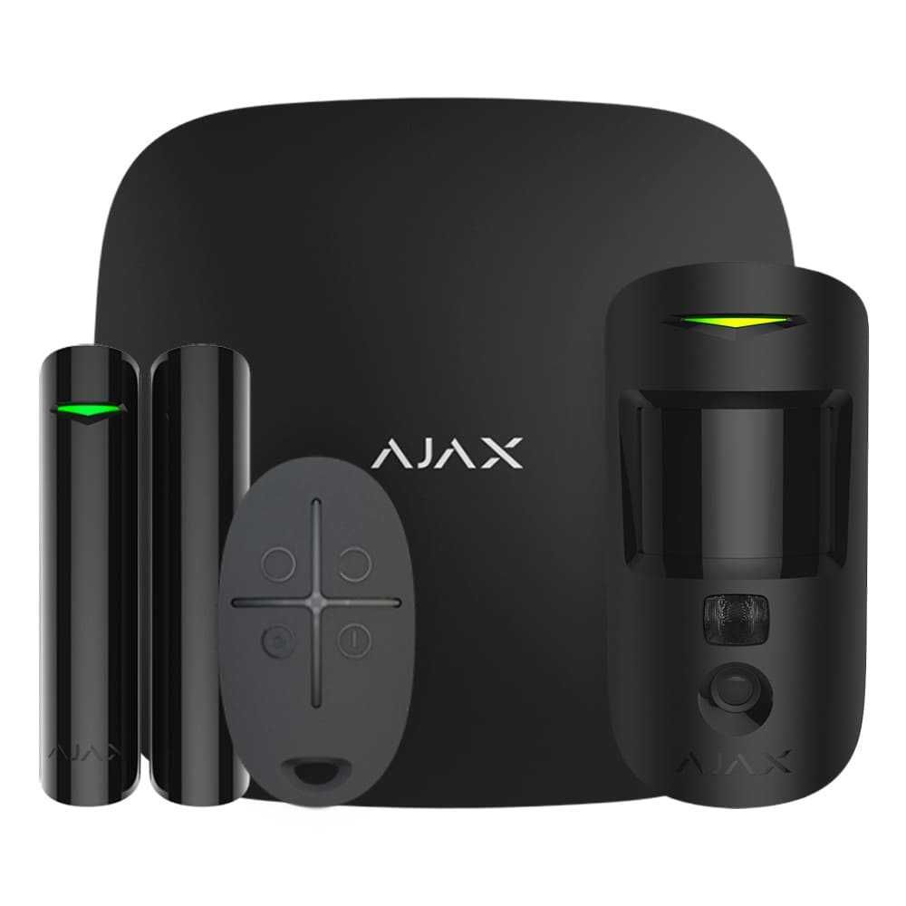Ajax StarterKit Cam (black) комплект охранной сигнализации Ajax
