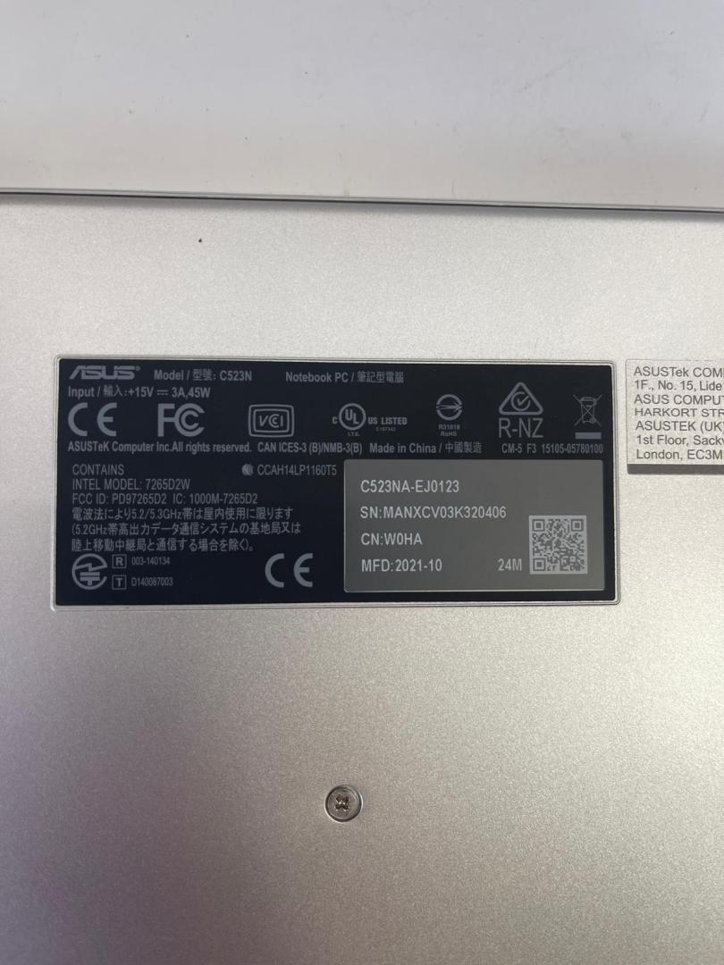 Laptop ultraportabil Asus Chromebook C523N -A-