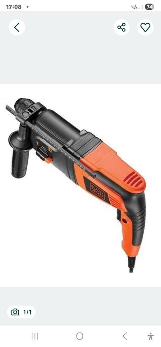 Ciocan rotopercutor black & decker kd 985 nou
