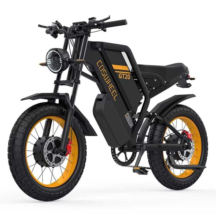 Coswheel GT20 PRO – Електрически Фетбайк с Два Мотора | 3000W | 40Ah