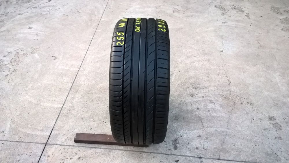 O anvelopa vara 255 40 18 continental sportcontact 5 run flat 7,5 mm