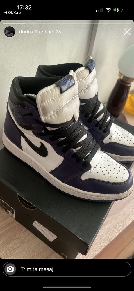 jordan1 purple  og