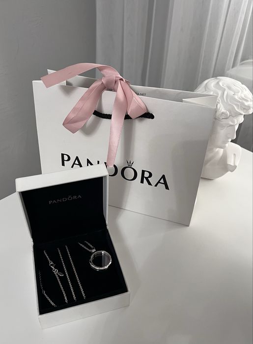 Pandora оригинал новый комплект цепочка с кулоном