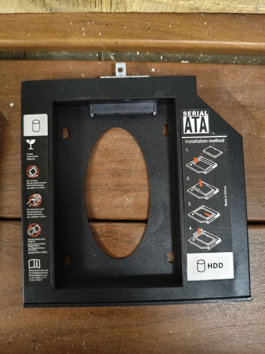 Переходник для подключения второго HDD  в место привода DVD к ноутбуку