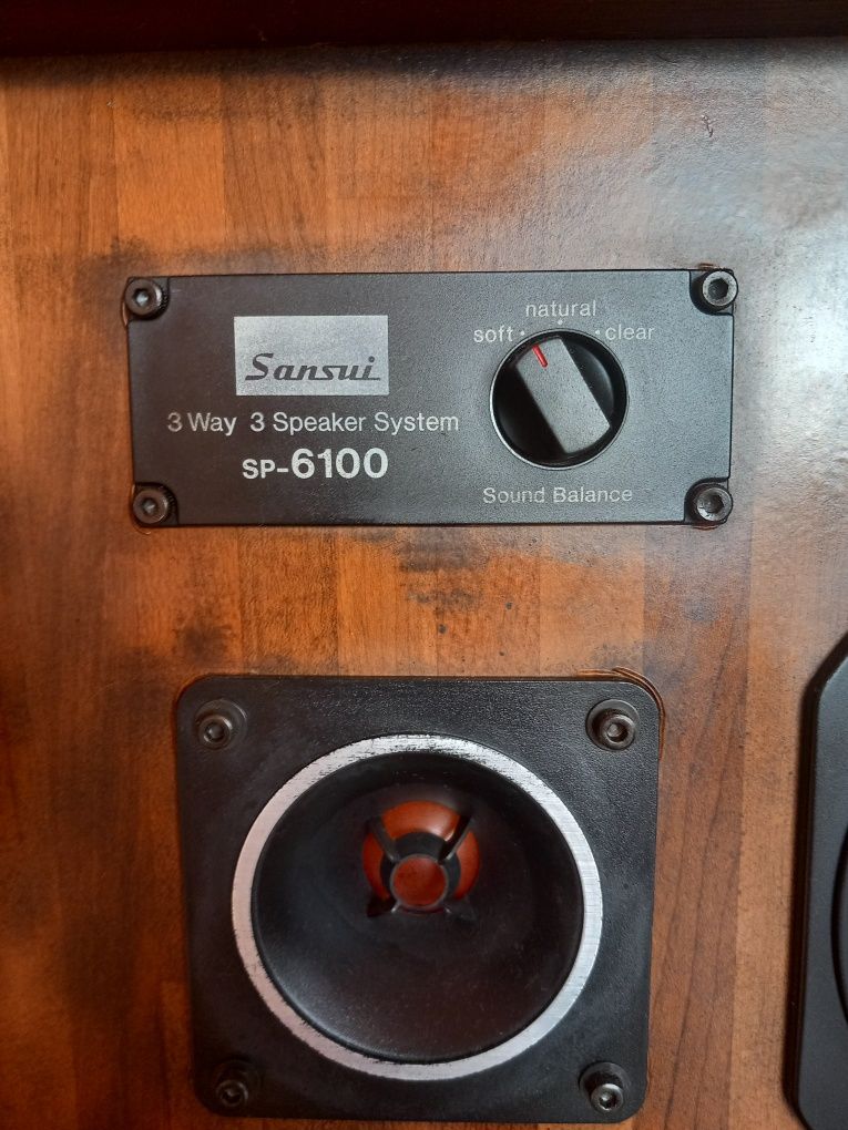 Amplituner Sansui 5000 + boxe Sansui SP-6100.