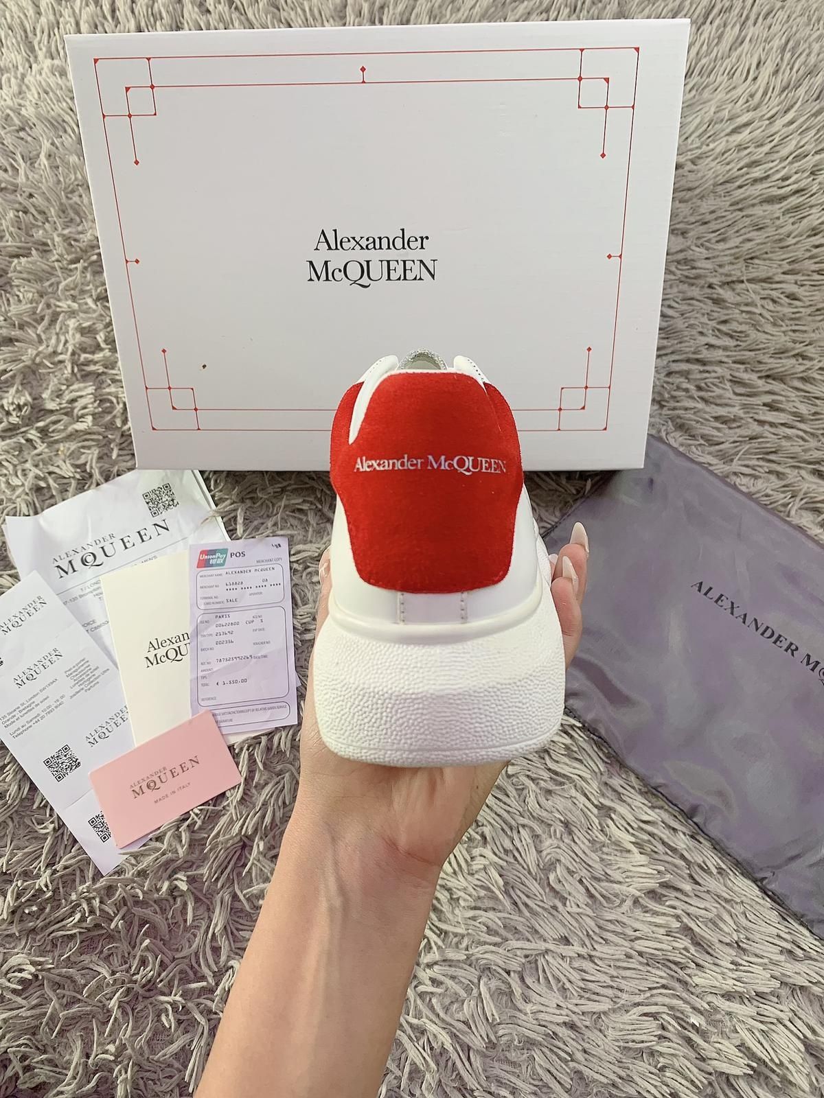 Adidași Alexander McQueen Premium Quality piele naturala 100%