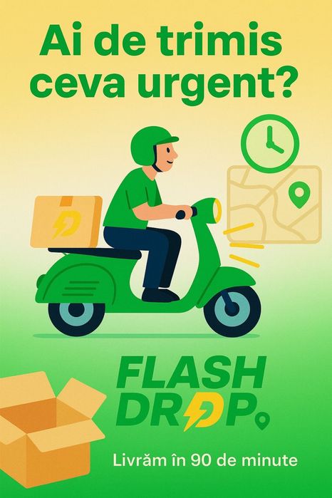 FlashDrop – Livrări rapide și ieftine în aceeași zi!