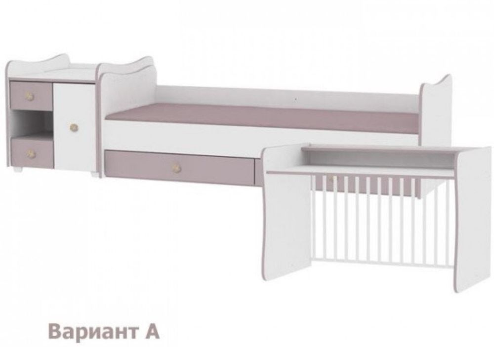 Детско трянсформиращо се легло с подарък матрак