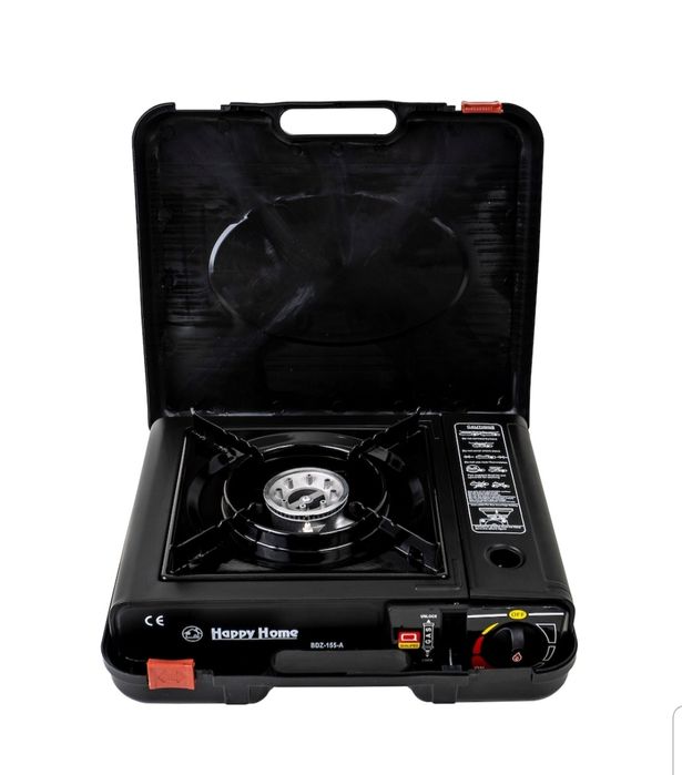 Aragaz portabil camping Happy Home /dubla alimentare butelie spray/gaz