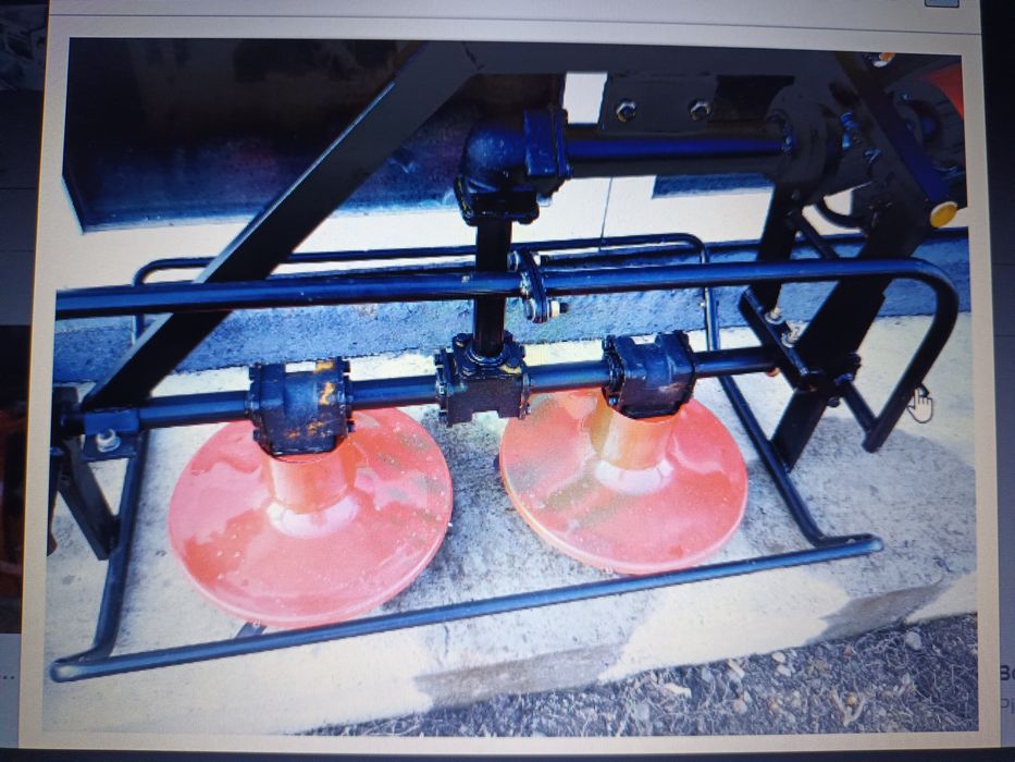 Cositoare rotativa pe curea, 2 tamburi spate, 100 cm, TB09