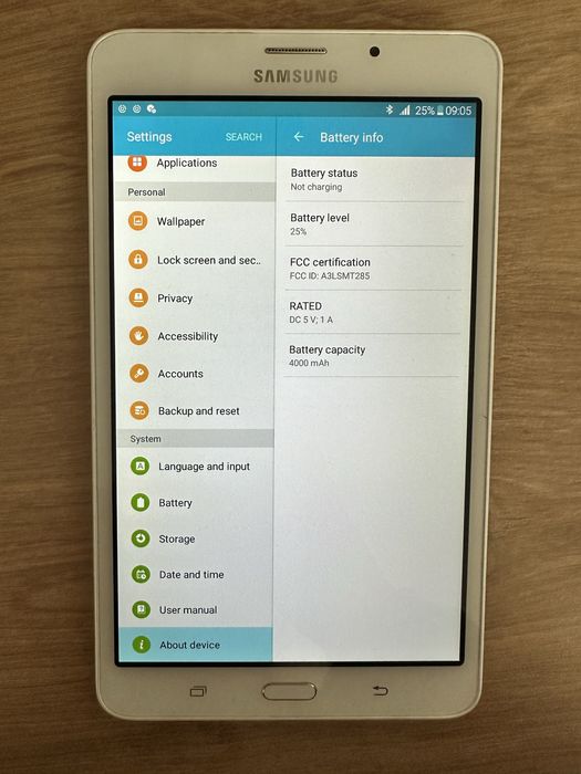 Tableta Samsung T285, 8GB