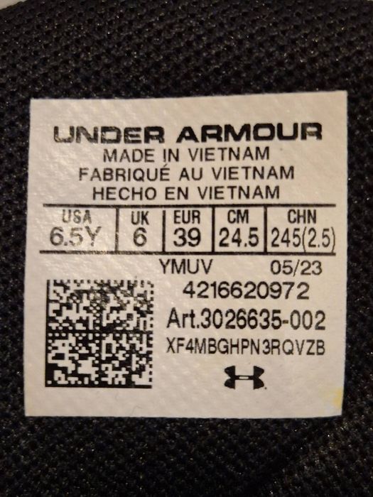 Pantofi mid cut pentru basket UnderArmour JET '23 măsura 39