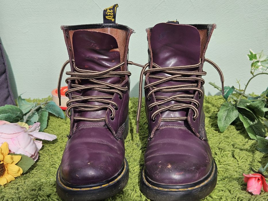 Dr Martens оригинални боти в лилаво N41