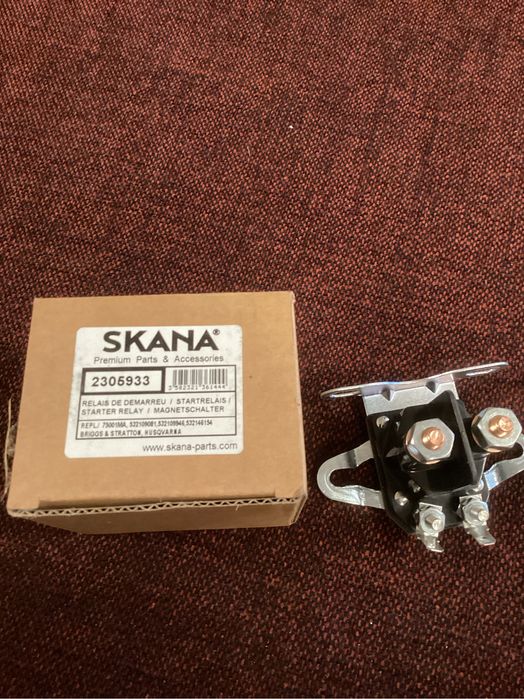 Releu pornire, Solenoid,  universal pentru tractoras tuns iarba
