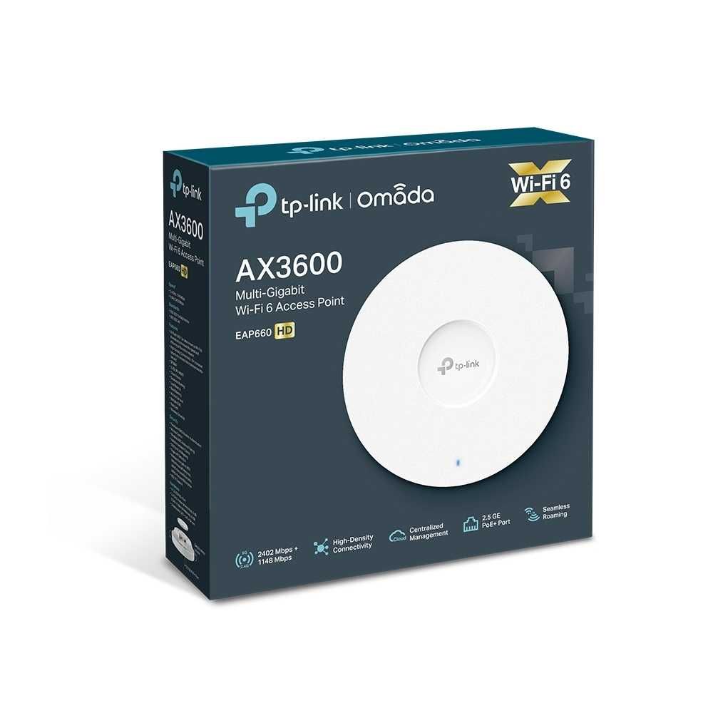 Потолочная точка доступа TP-Link Omada EAP660 HD/AX3600 V1