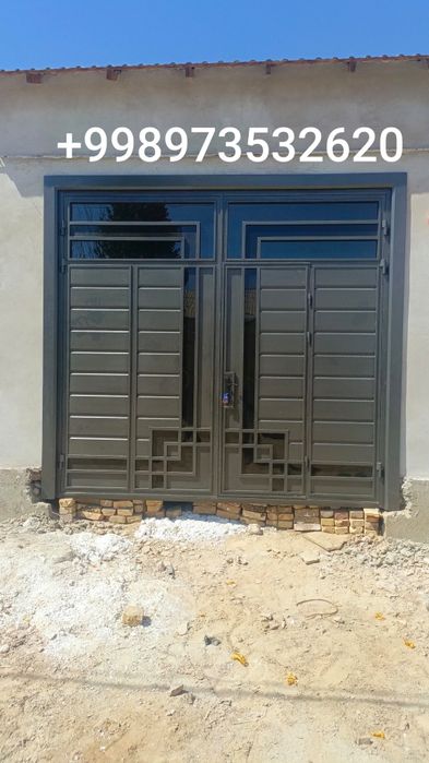 Даруаза есик айнага решетки ограждение уйдин алдына навес перила