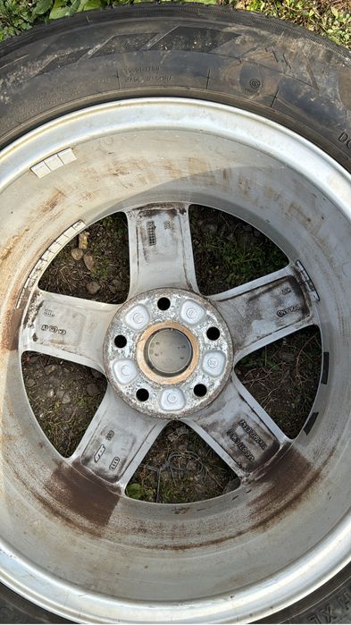 Jante originale Audi cu cauciucuri iarna 205/60R16 dot2020 5x112