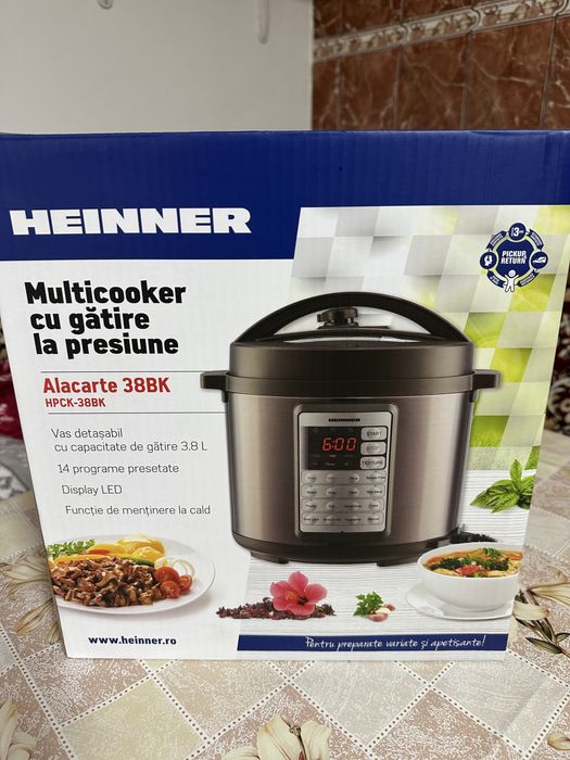 Multicooker cu gatire la presiune Alacarte 38BK