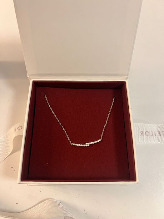 Colier din aur galben cu diamante de 0.5ct